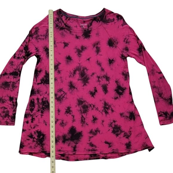 Calvin Klein Performance Longline Tee Tie Dye Boho Tunic Sz Med/Large - Picture 4 of 5